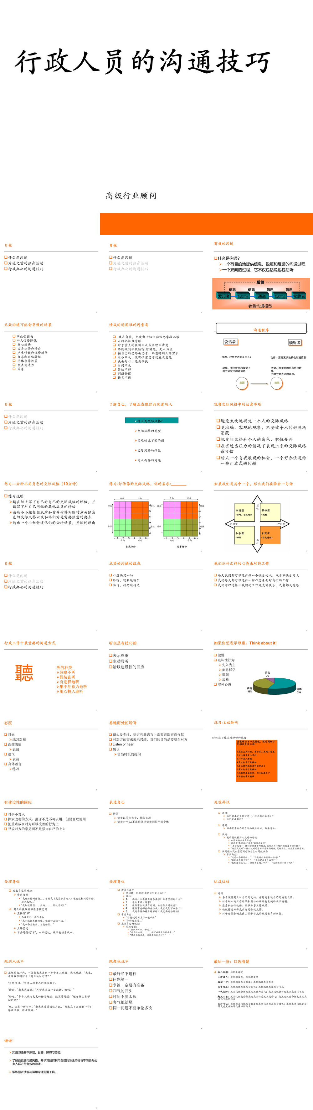 23PPT - 18.行政人员的沟通技巧（32P PPT）.ppt