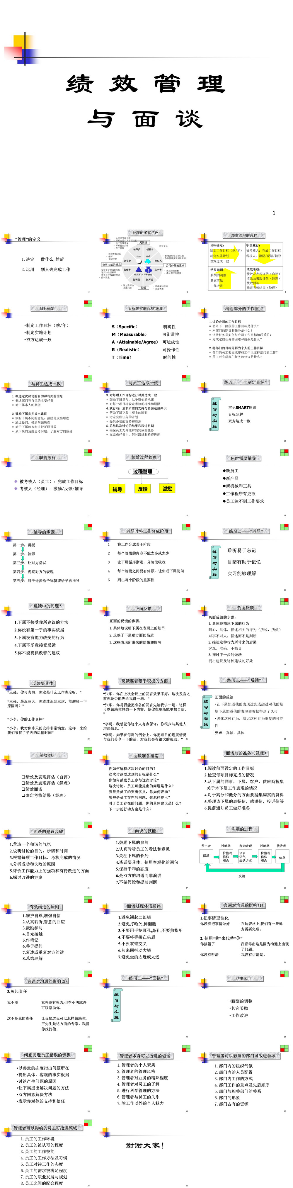 23PPT - 25.联想公司绩效管理与面谈（步骤+技巧+实例）（39P PPT）.ppt
