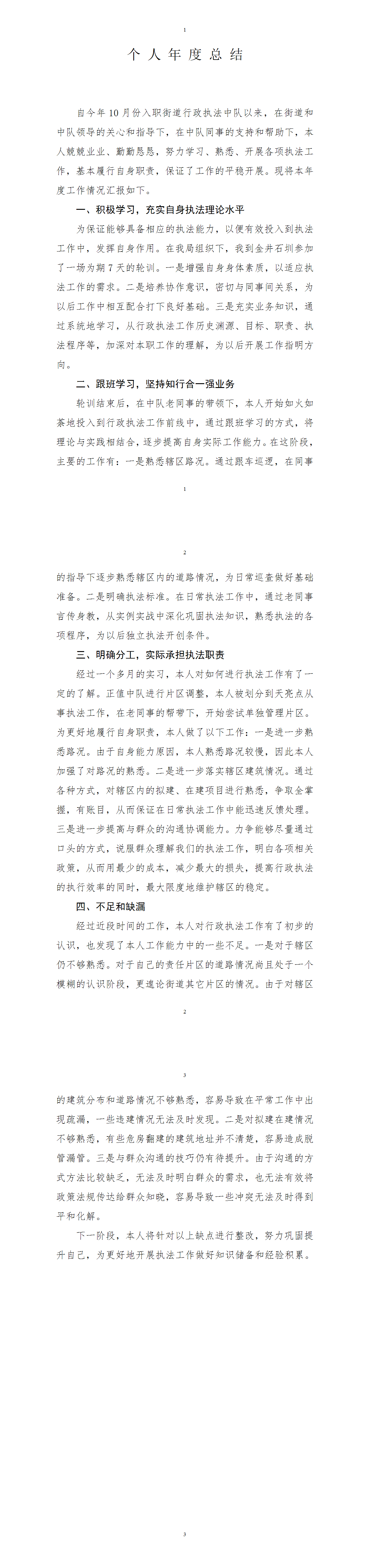 23PPT - 行政执法个人年度总结.doc