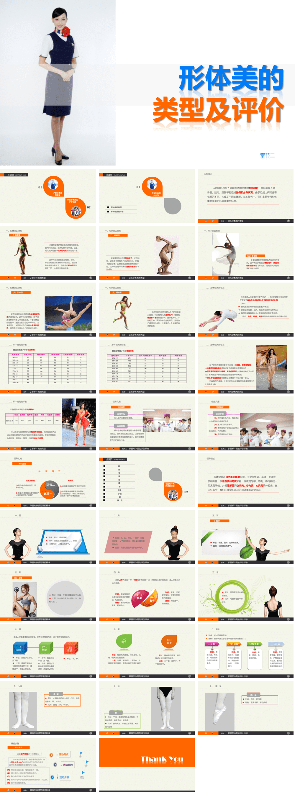 23PPT - 礼仪类课件-章节二形体美的类型及评价.pptx
