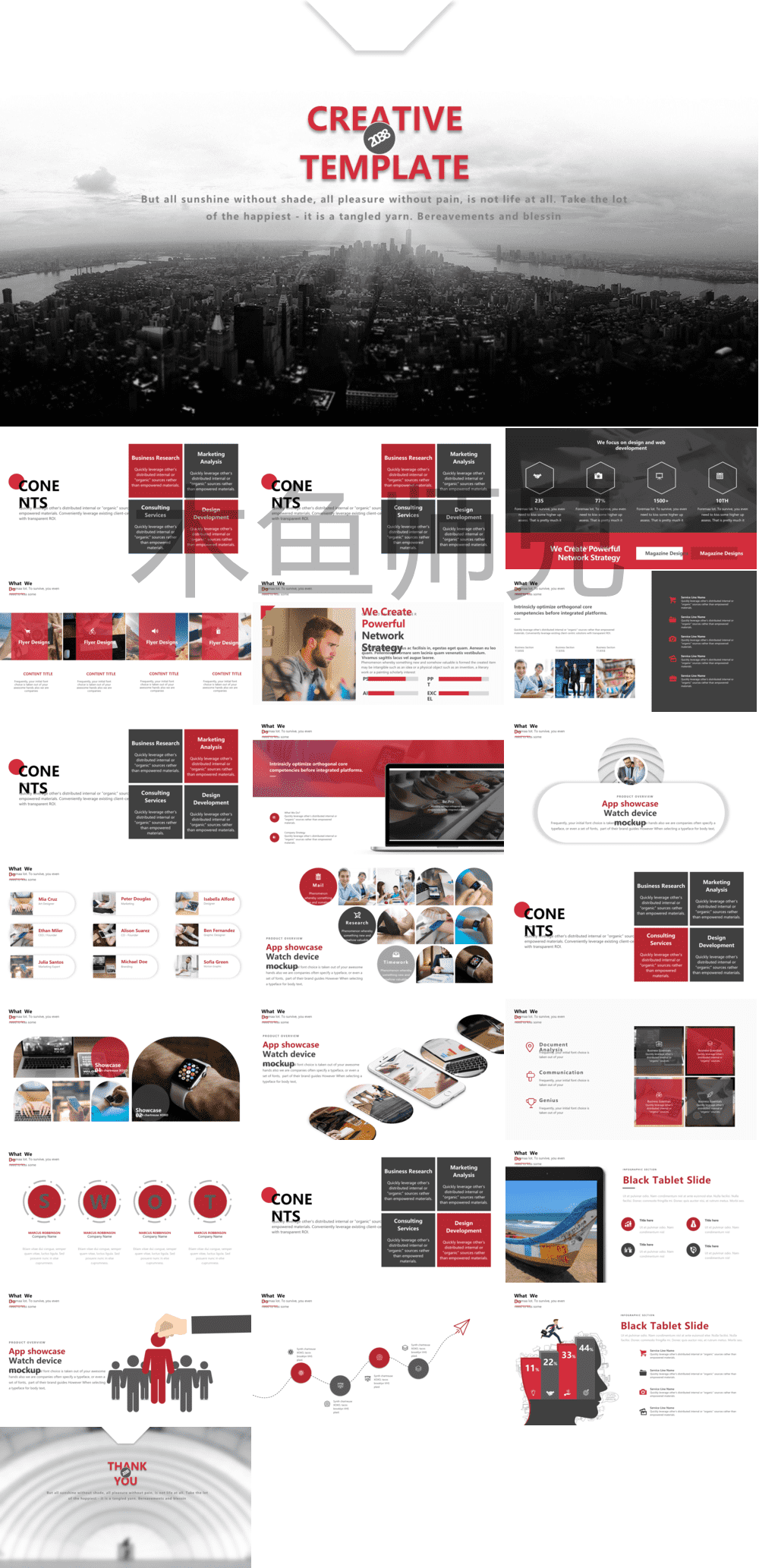 23PPT - SWOT分析成品-PPT模板11.pptx

