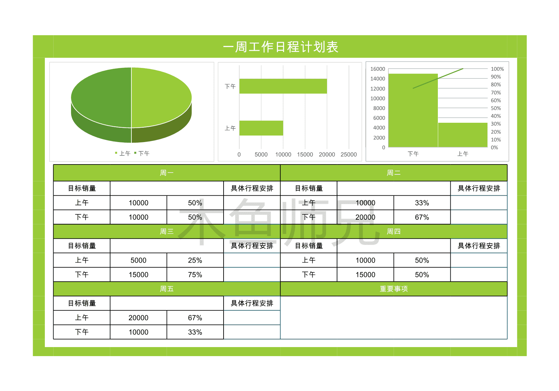 23PPT - 58.一周工作日程计划表.xlsx
